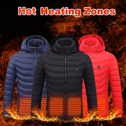 The Ultimate Winter Jacket – Heated Puffer with Powerful Wind Resistance