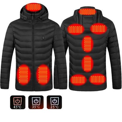 The Ultimate Winter Jacket – Heated Puffer with Powerful Wind Resistance