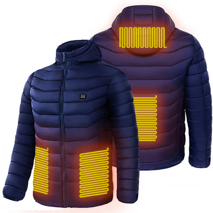 The Ultimate Winter Jacket – Heated Puffer with Powerful Wind Resistance