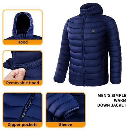 The Ultimate Winter Jacket – Heated Puffer with Powerful Wind Resistance