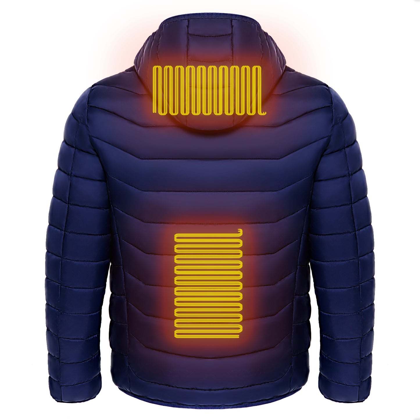 The Ultimate Winter Jacket – Heated Puffer with Powerful Wind Resistance