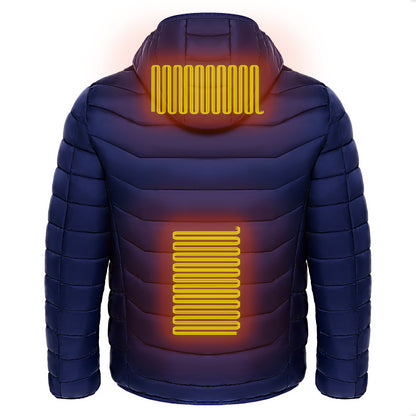 The Ultimate Winter Jacket – Heated Puffer with Powerful Wind Resistance