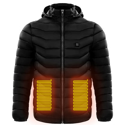 The Ultimate Winter Jacket – Heated Puffer with Powerful Wind Resistance
